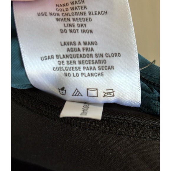 Aqua Green Women's Teal Shape & Style Full Coverage One-Piece Swimsuit NWT Sz 14 - Picture 11 of 12